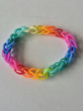 Elastic Bracelet - Rainbow 3 **Customizable**